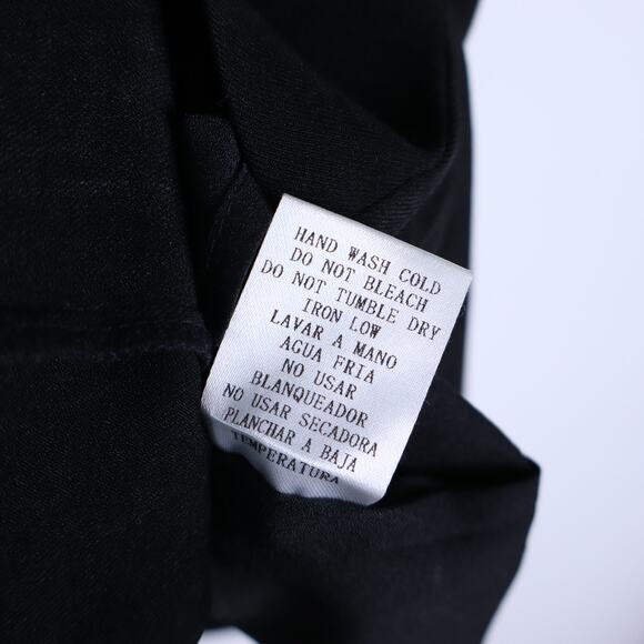 HYACINTH HOUSE Beaded Bows Bernadette Mini Dress Black Short Sleeve Women's M - Picture 14 of 14